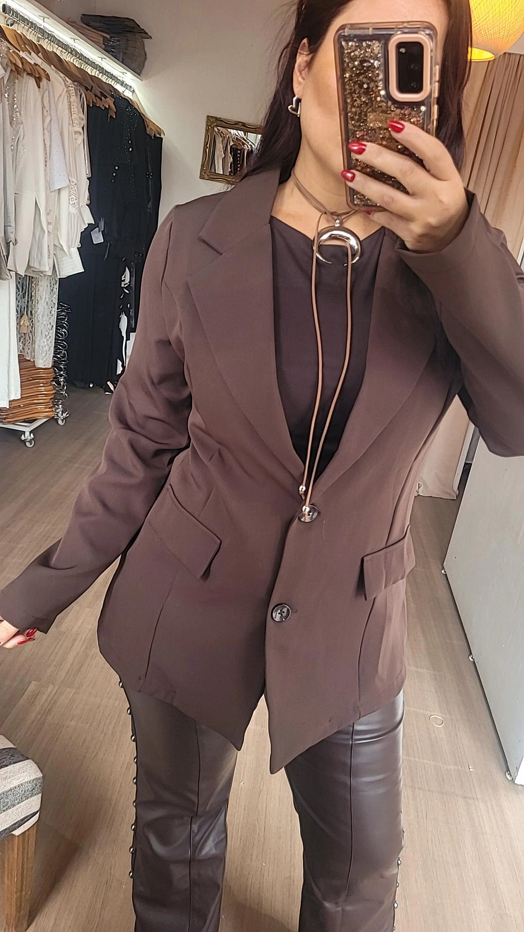 Blazer MALENA Chocolate - Image 3