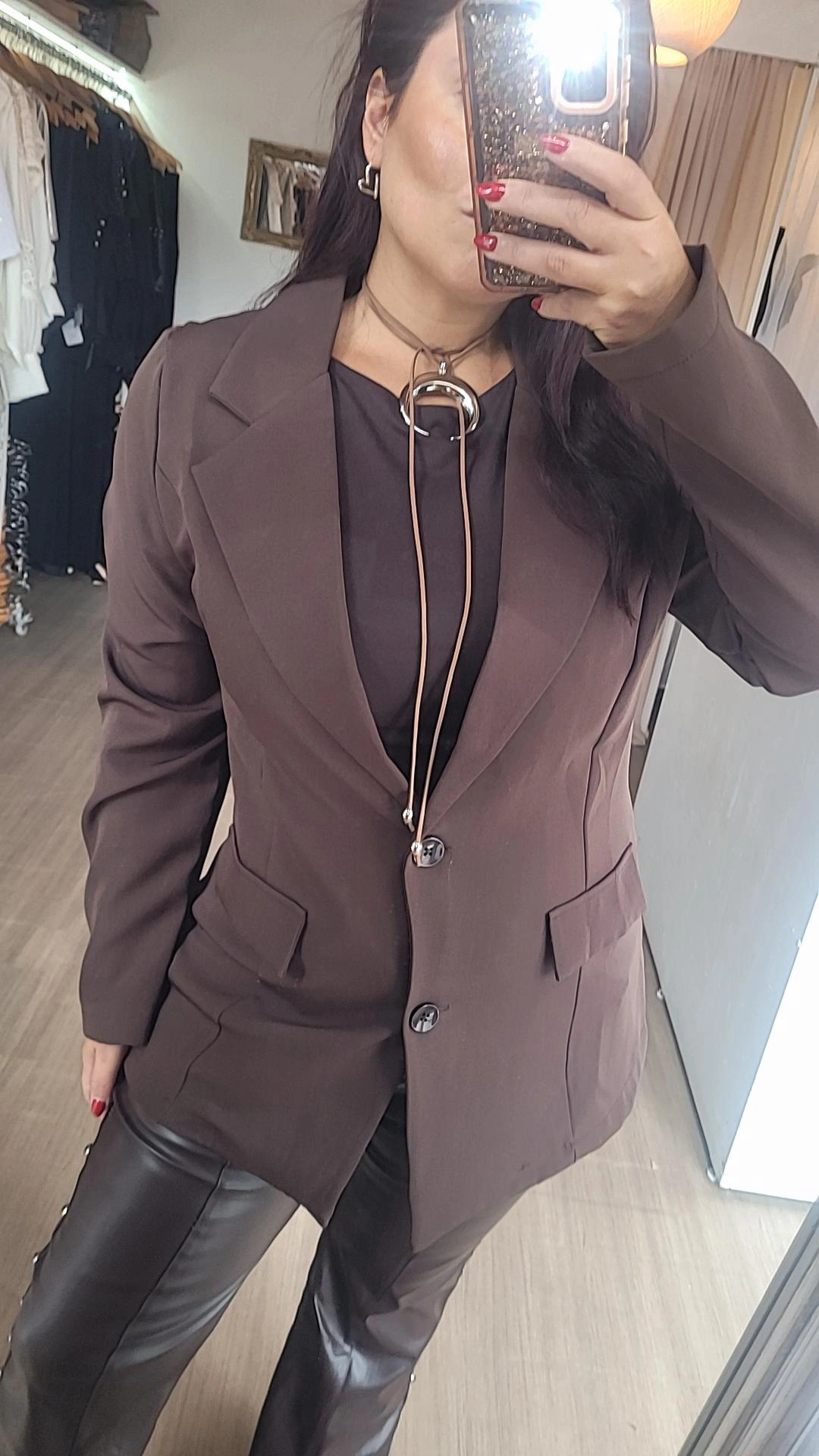 Blazer MALENA Chocolate - Image 4