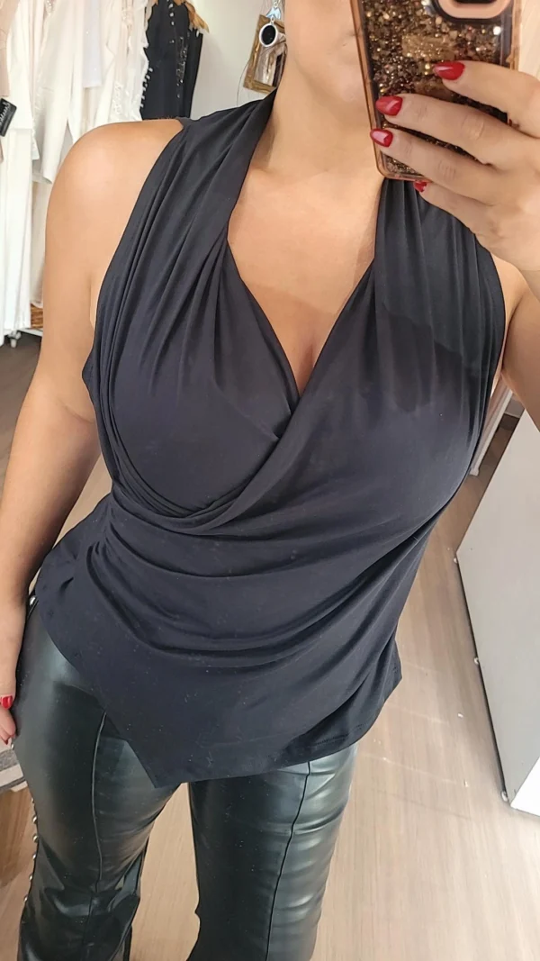 Musculosa AGUSTINA Negro Hover
