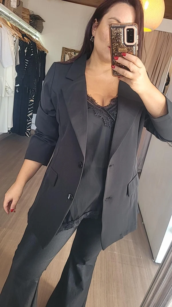 Blazer MALENA Negro Hover