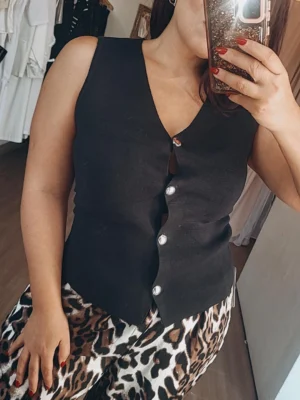 Chaleco JAZMIN Negro