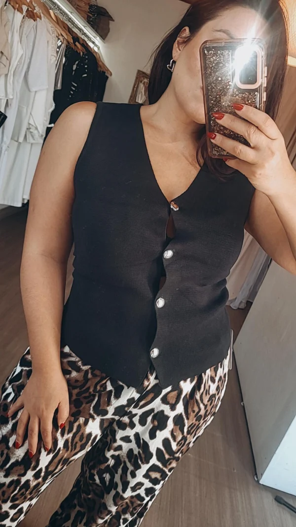 Chaleco JAZMIN Negro